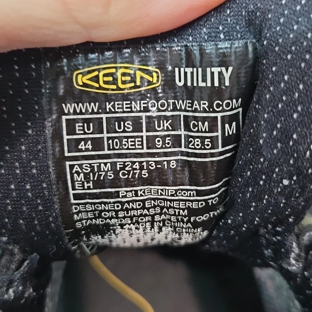 Keen Men's Utility High Top Leather Steel Toe Sneakers Boots Shoes Sz 10.5EE